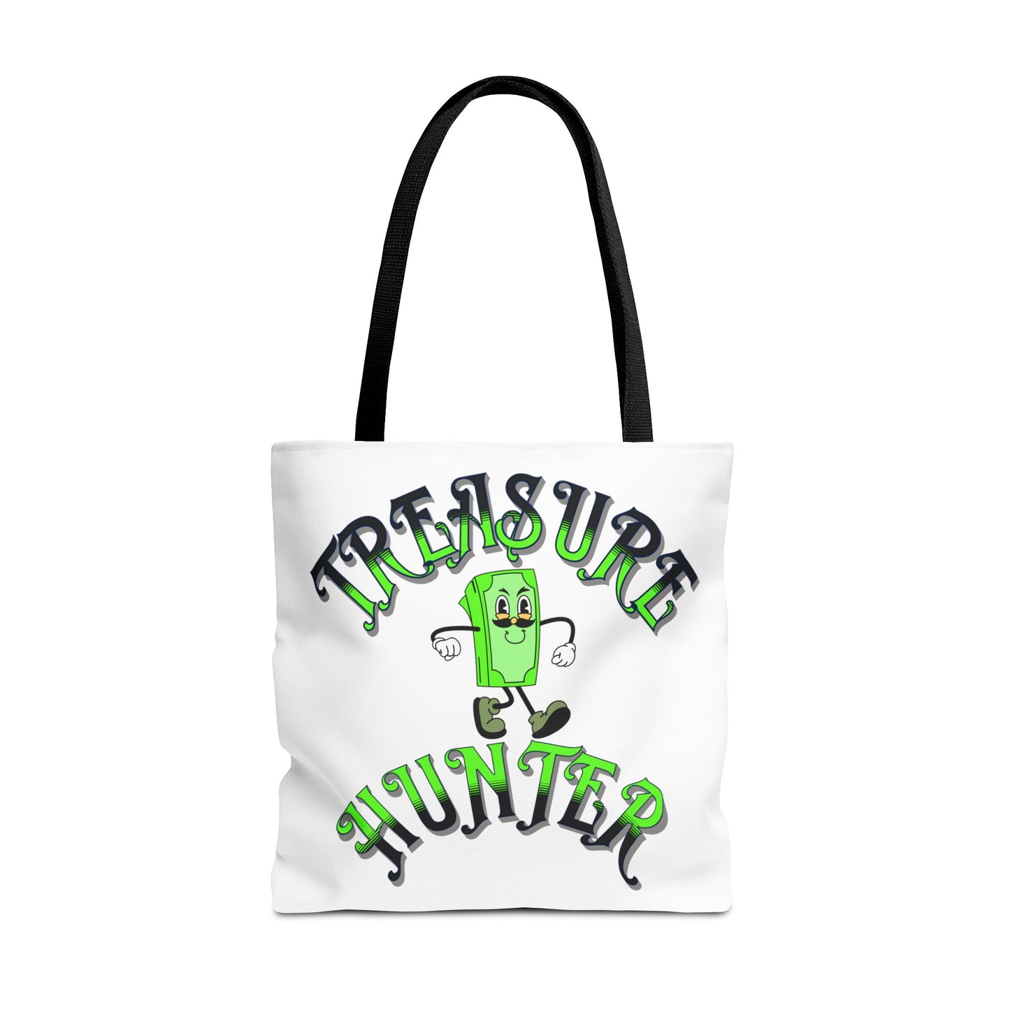 Treasure Hunter Money Man Collector Tote Bag (AOP) Cash Bag