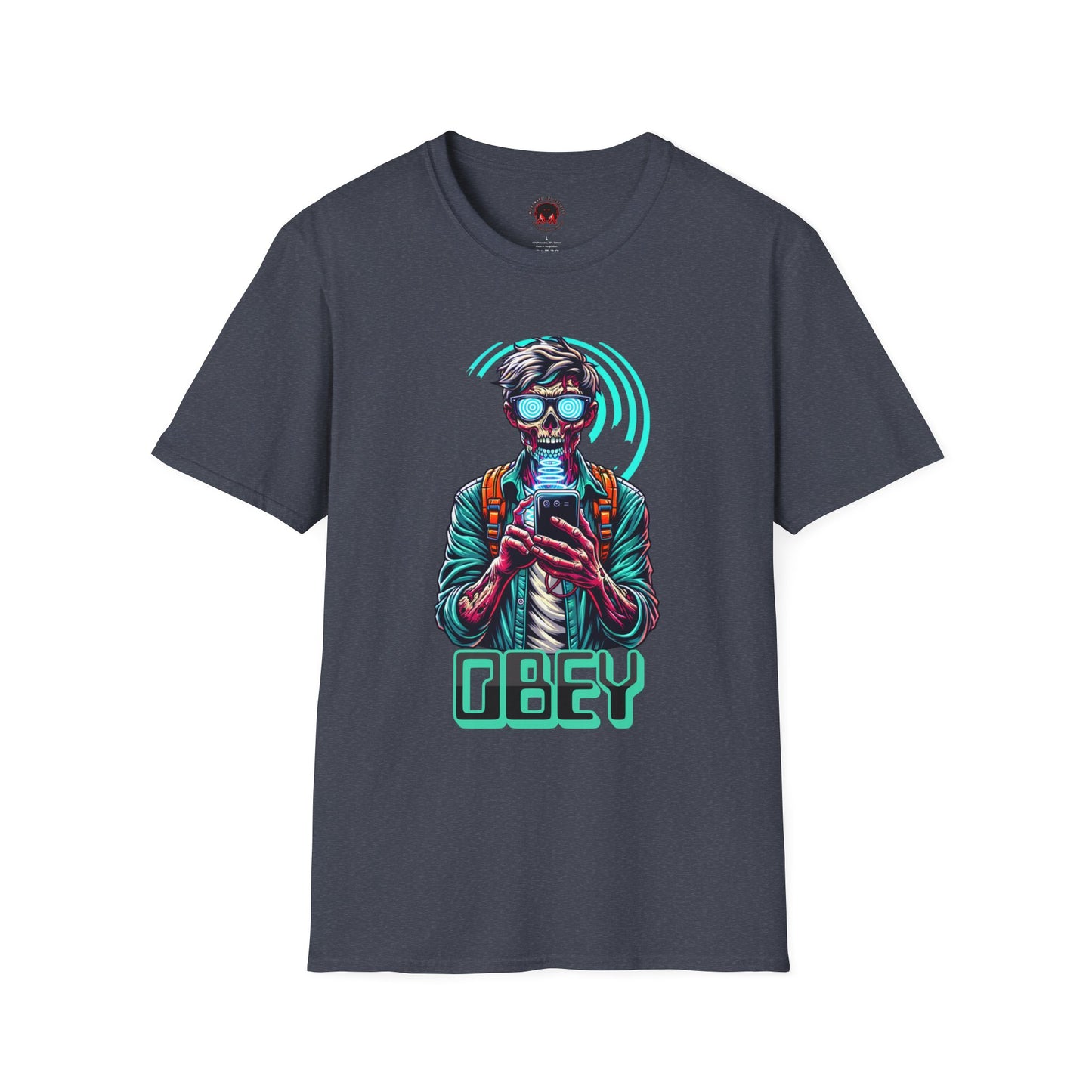 Brain Washing "Obey" Cell Phone Design - Unisex T-Shirt