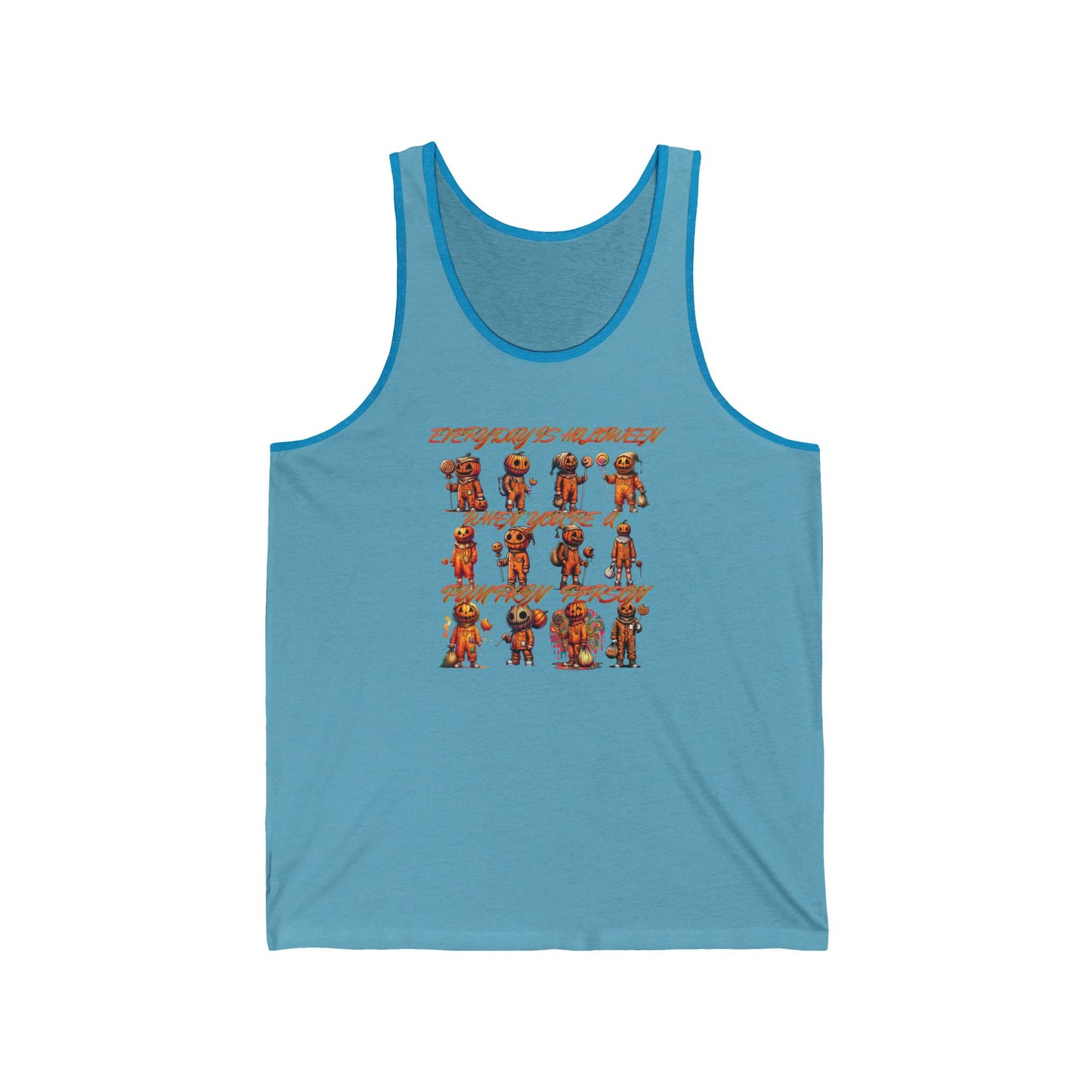 Everyday Is Halloween When You're A Pumpkin Person Unisex Jersey Tank Top