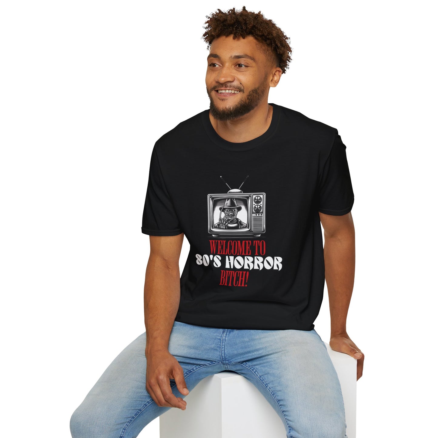 Welcome To 80's Horror B*tch! Unisex T-Shirt, Freddy Classic Quote Inspired
