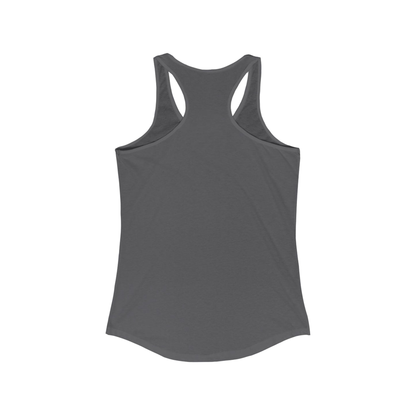 Warning, Scary Inside Women's Ideal Racerback Tank Horror Fun Summer Shirt