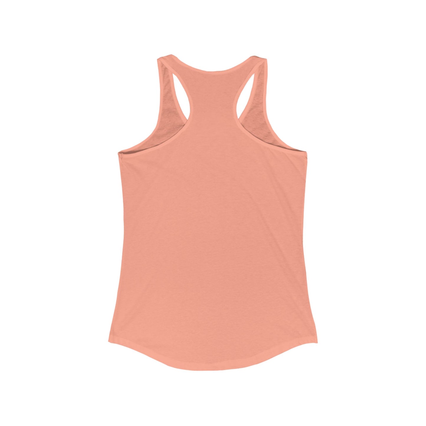 Warning, Scary Inside Women's Ideal Racerback Tank Horror Fun Summer Shirt