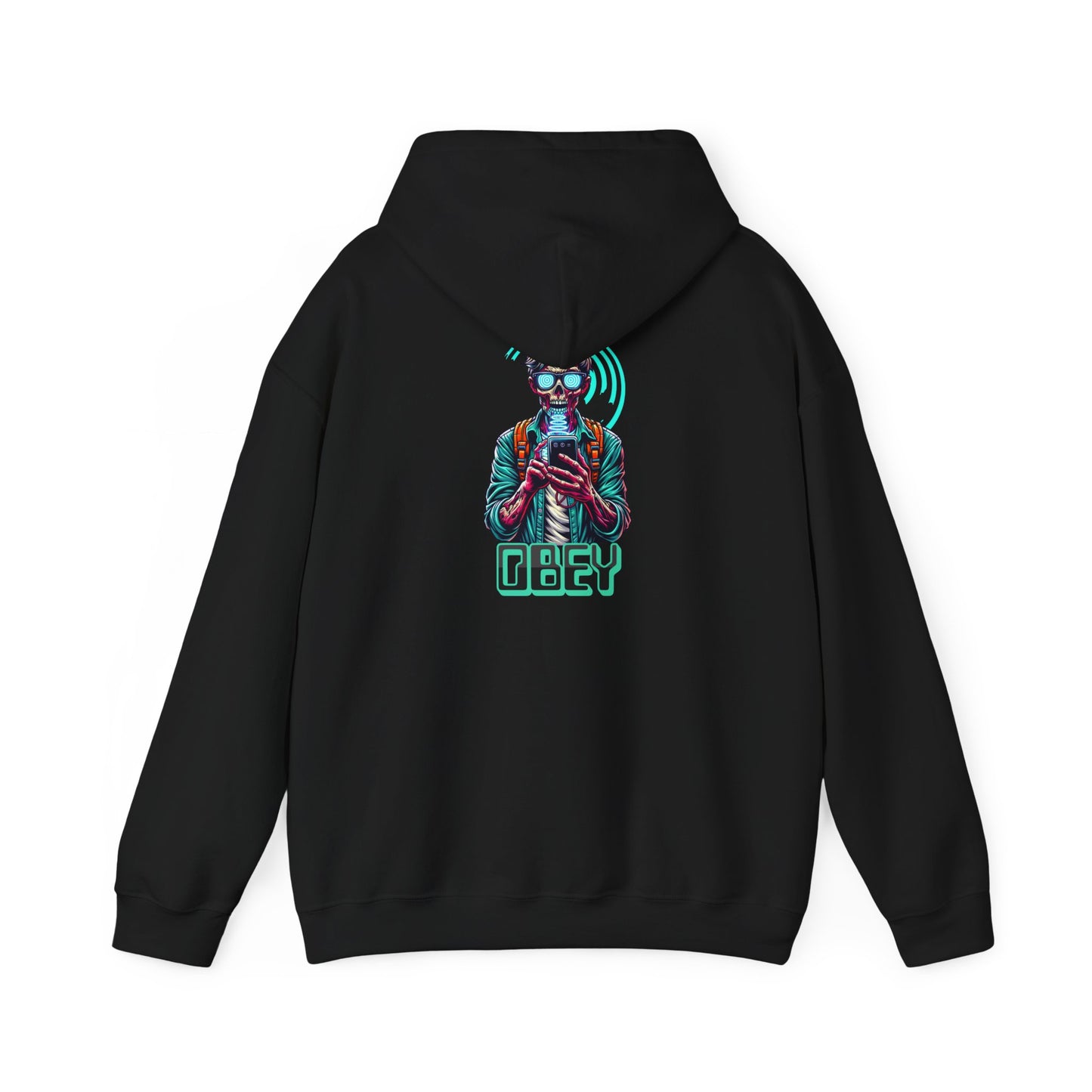 Sci Fi Brain Washing They Live Inspired Design Heavy Blend Hoodie