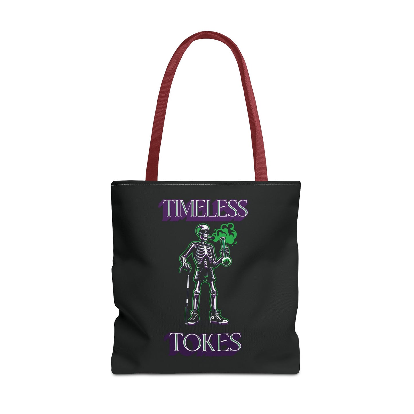 Tote Bag - Timeless Tokes Skeleton Weed Lover Design