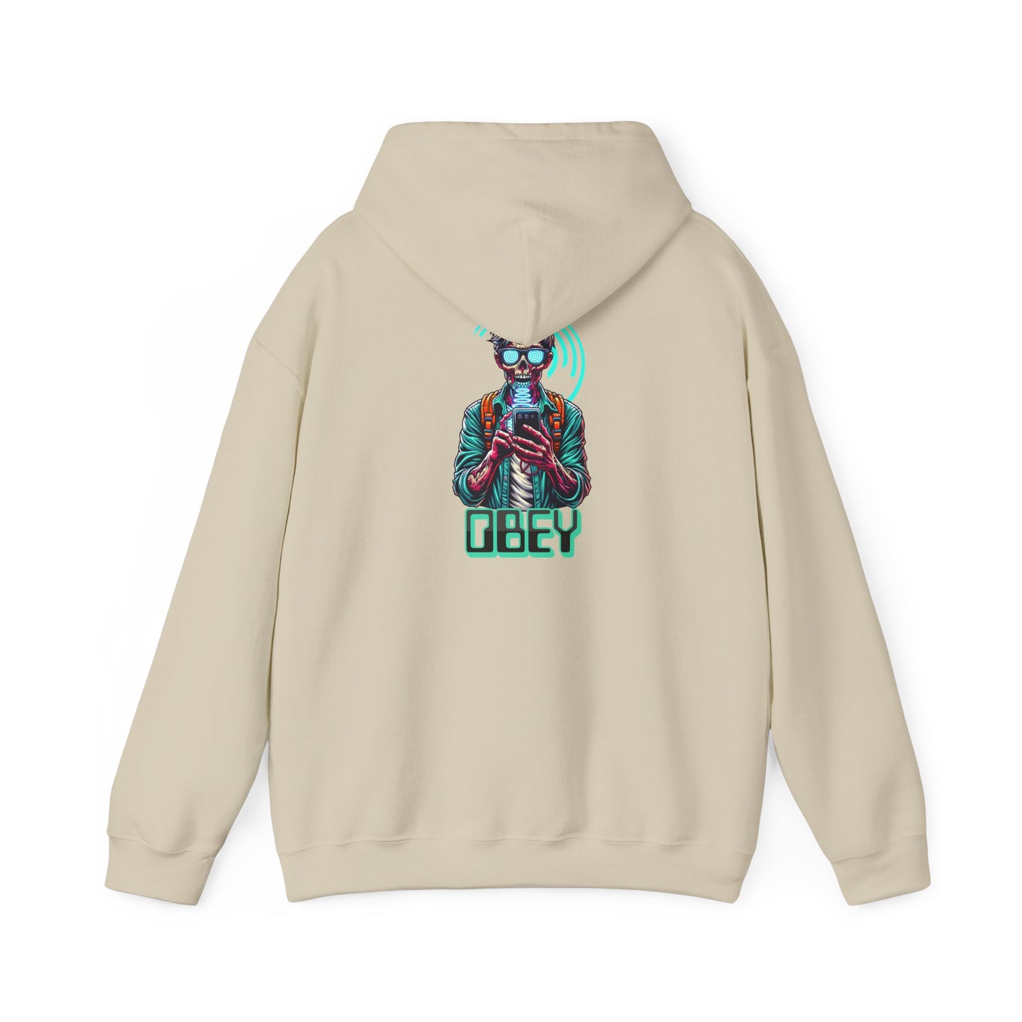 Sci Fi Brain Washing They Live Inspired Design Heavy Blend Hoodie