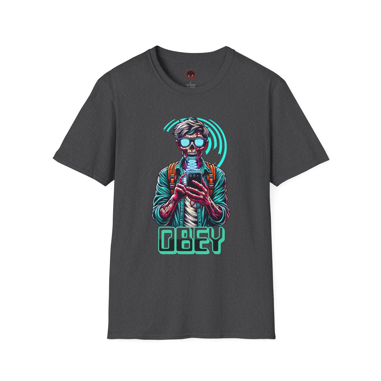 Brain Washing "Obey" Cell Phone Design - Unisex T-Shirt