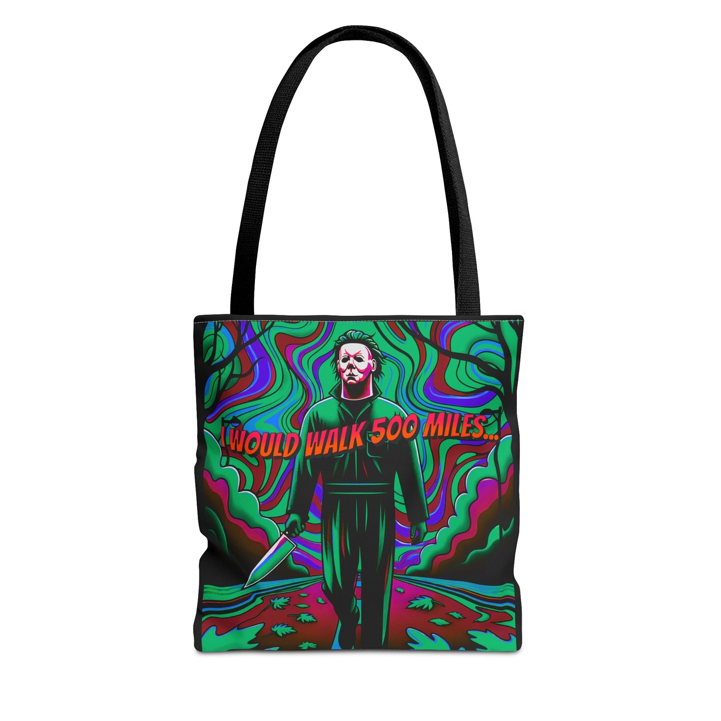 Horradelic Horror Fun Michael With The Mask On Myers Beach Halloween Lunch Tote Bag (AOP)