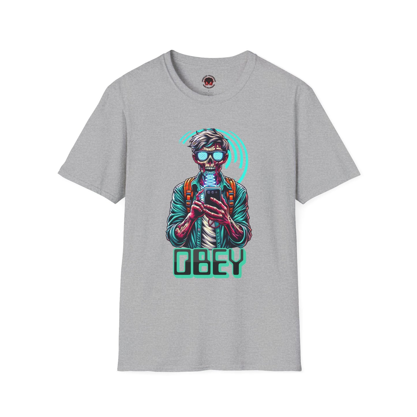 Brain Washing "Obey" Cell Phone Design - Unisex T-Shirt