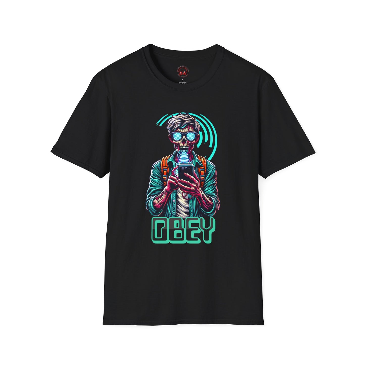 Brain Washing "Obey" Cell Phone Design - Unisex T-Shirt