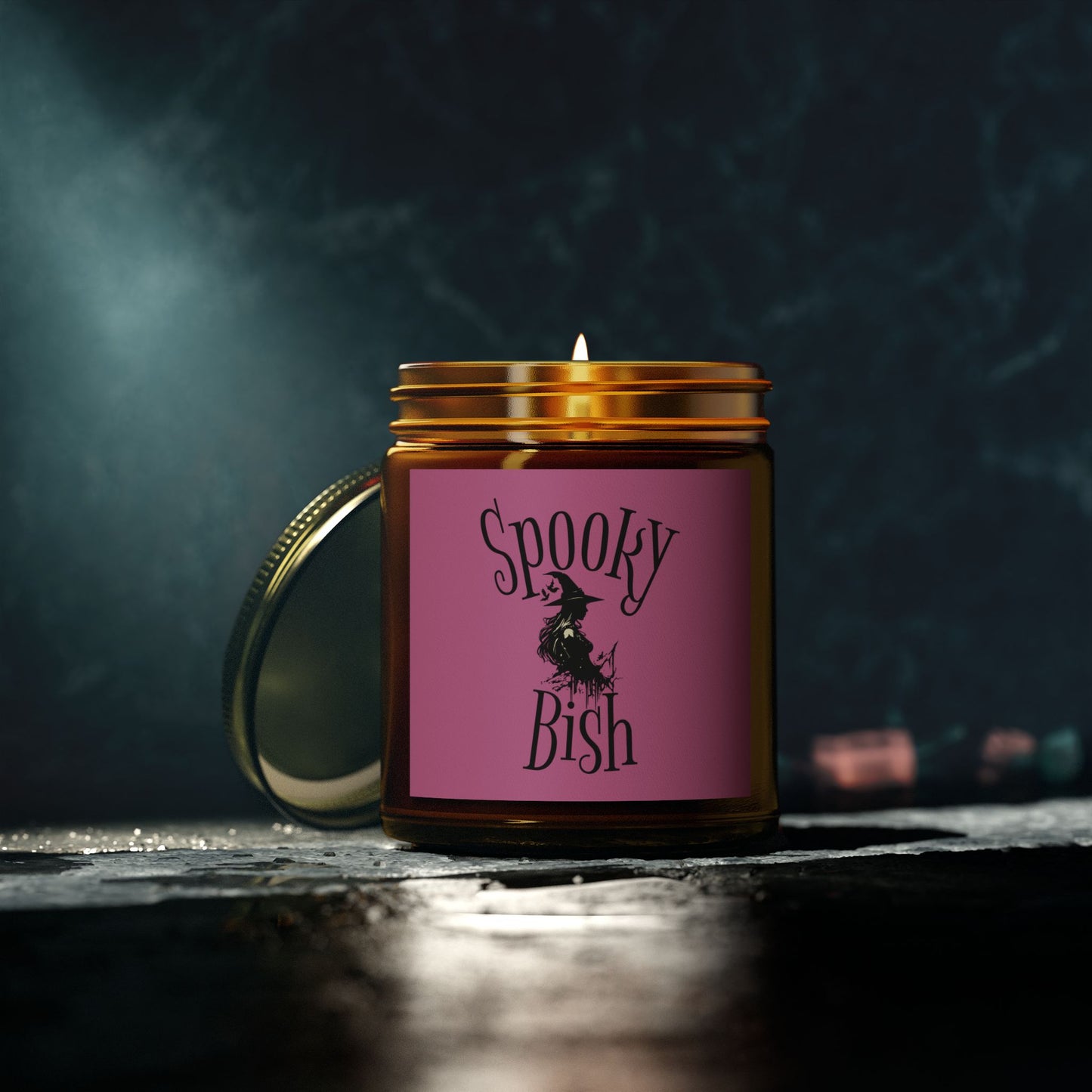 Scented Candle - Spooky Bish Witchy Design (4oz, 9oz)