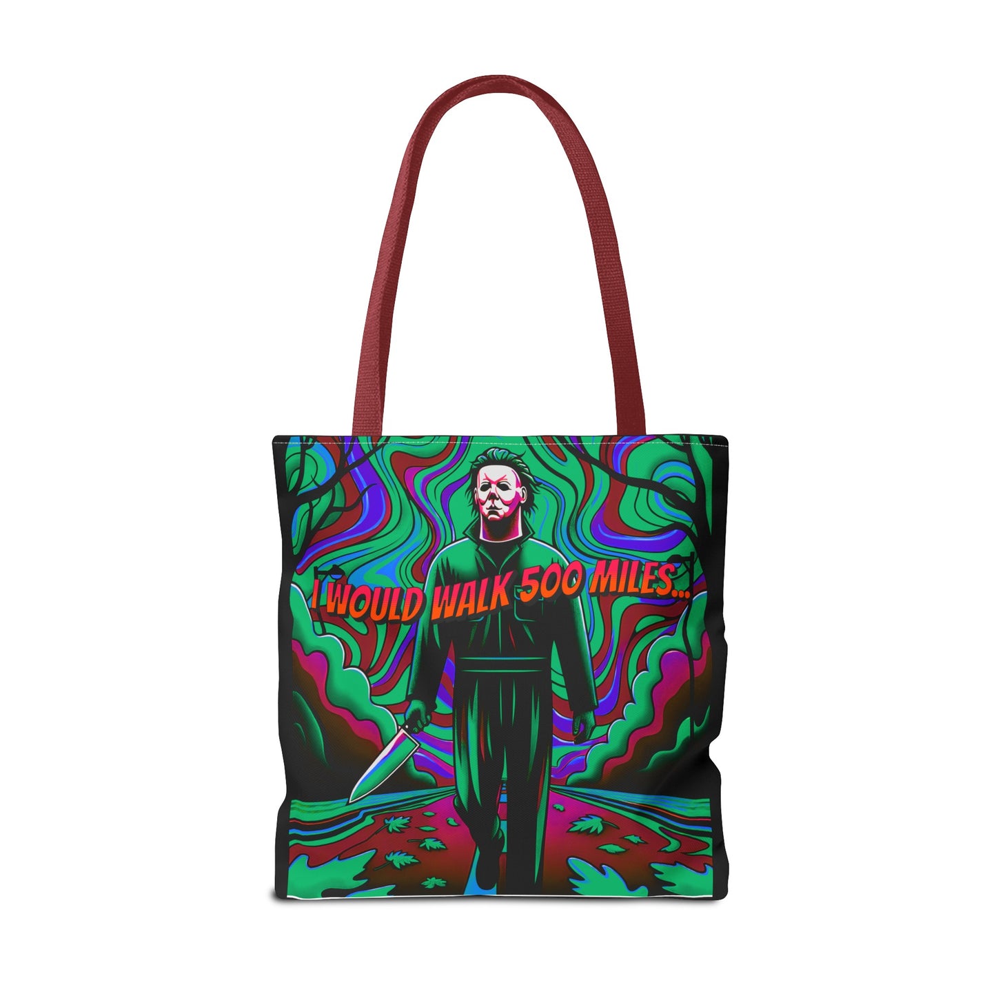 Horradelic Horror Fun Michael With The Mask On Myers Beach Halloween Lunch Tote Bag (AOP)