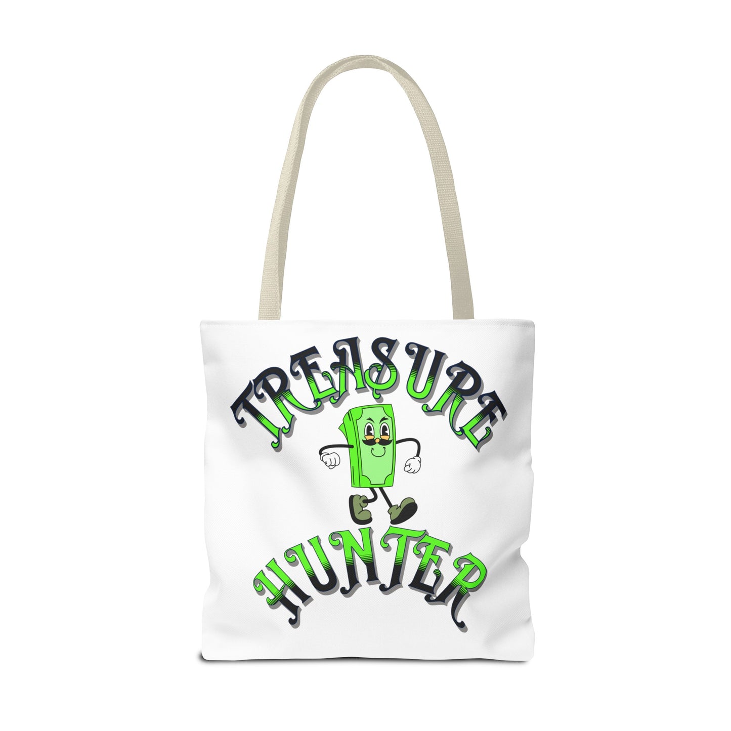 Treasure Hunter Money Man Collector Tote Bag (AOP) Cash Bag