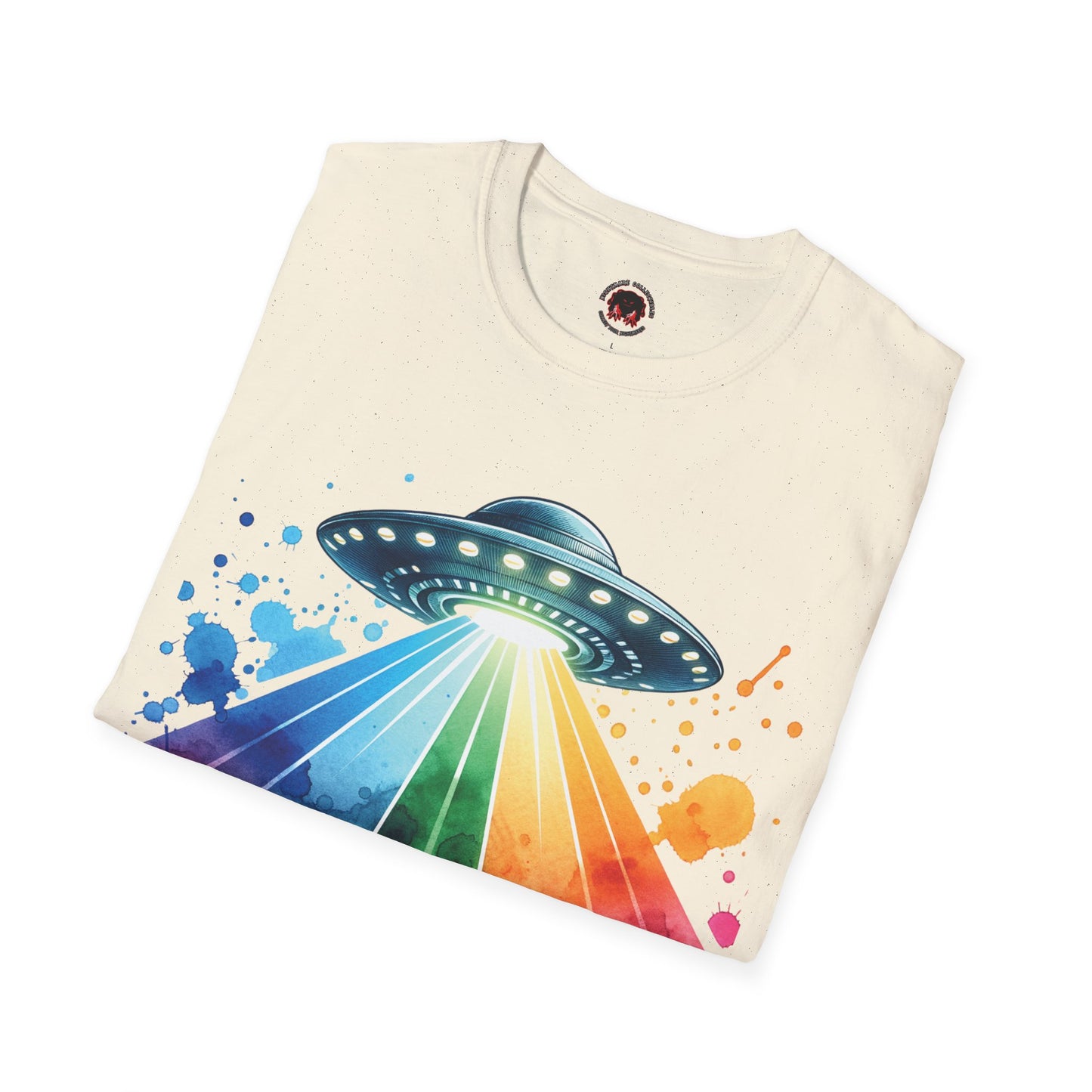 Summerween UFO Beach Day Unisex Soft style T-Shirt