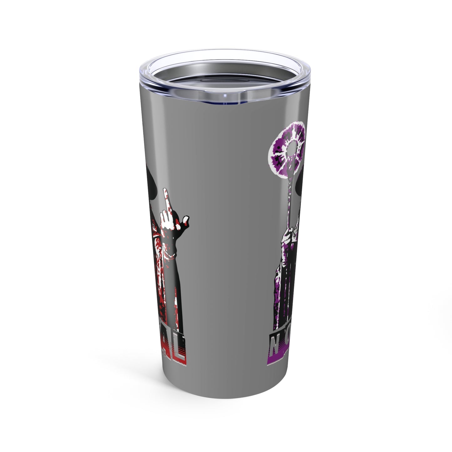 20oz Tumbler - F*ck Normal! Wizard Middle Finger Design