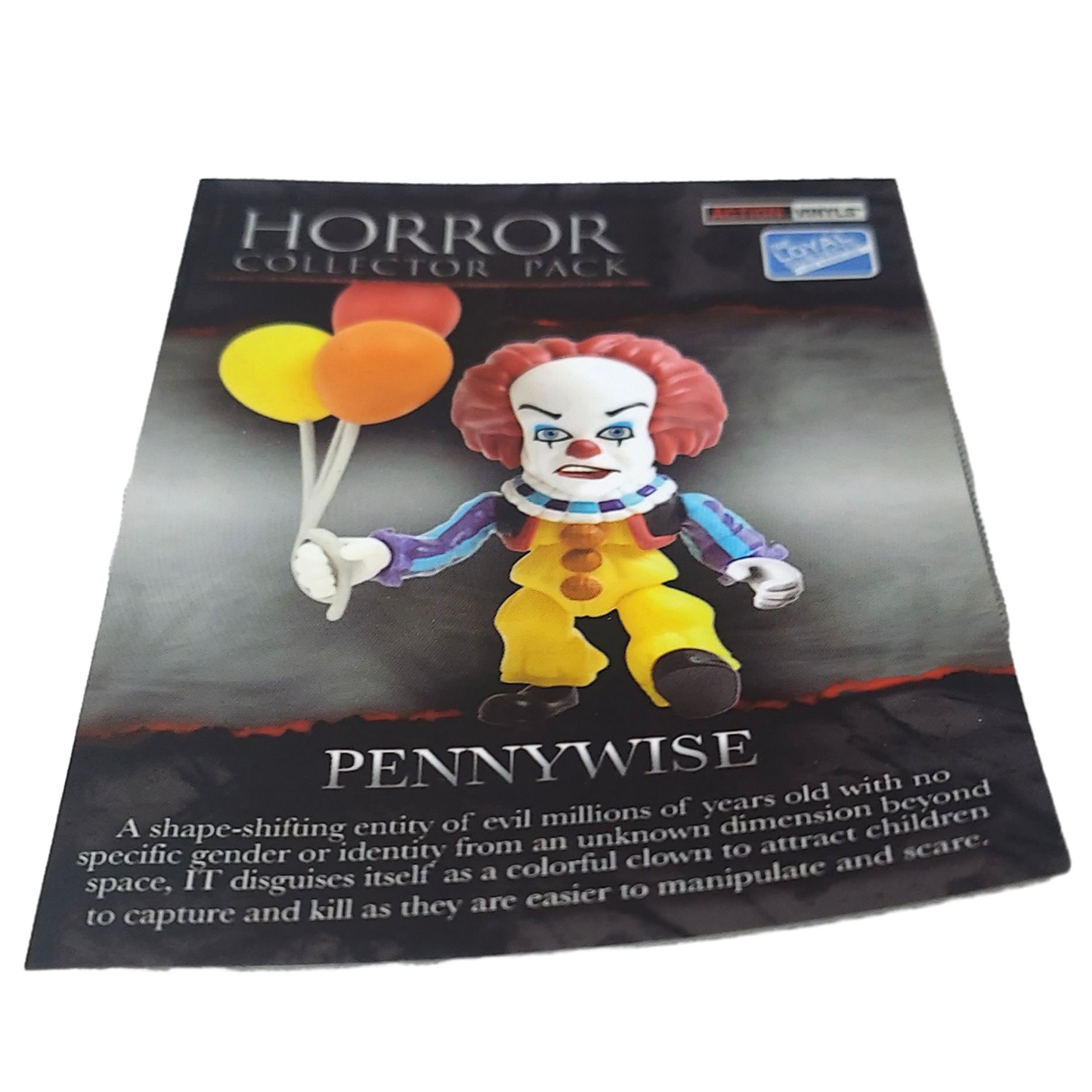 Loyal Subjects Horror Collector Pack IT Pennywise Action Vinyl Figure Blackout Box Edition Balloons  Rare