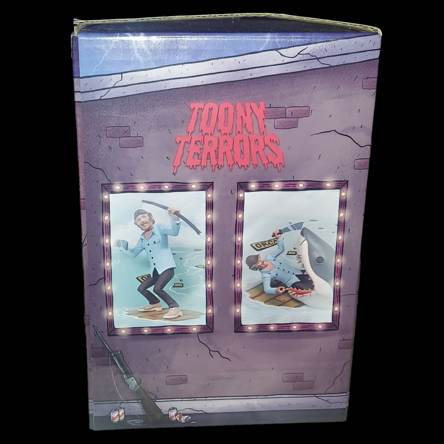 Neca Tiny Terrors Jaws Quint Vs Shark Action Figure Set