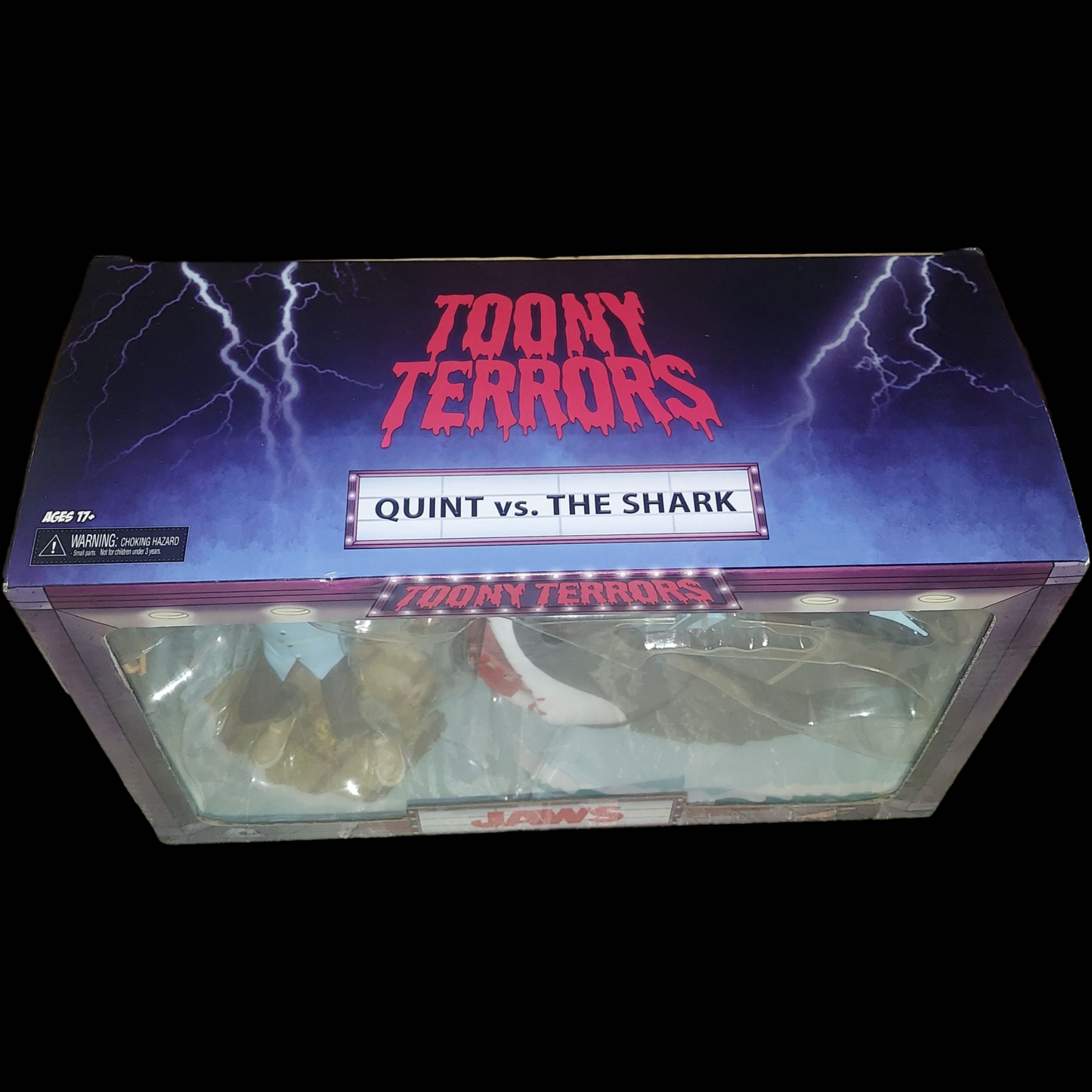 Neca Tiny Terrors Jaws Quint Vs Shark Action Figure Set