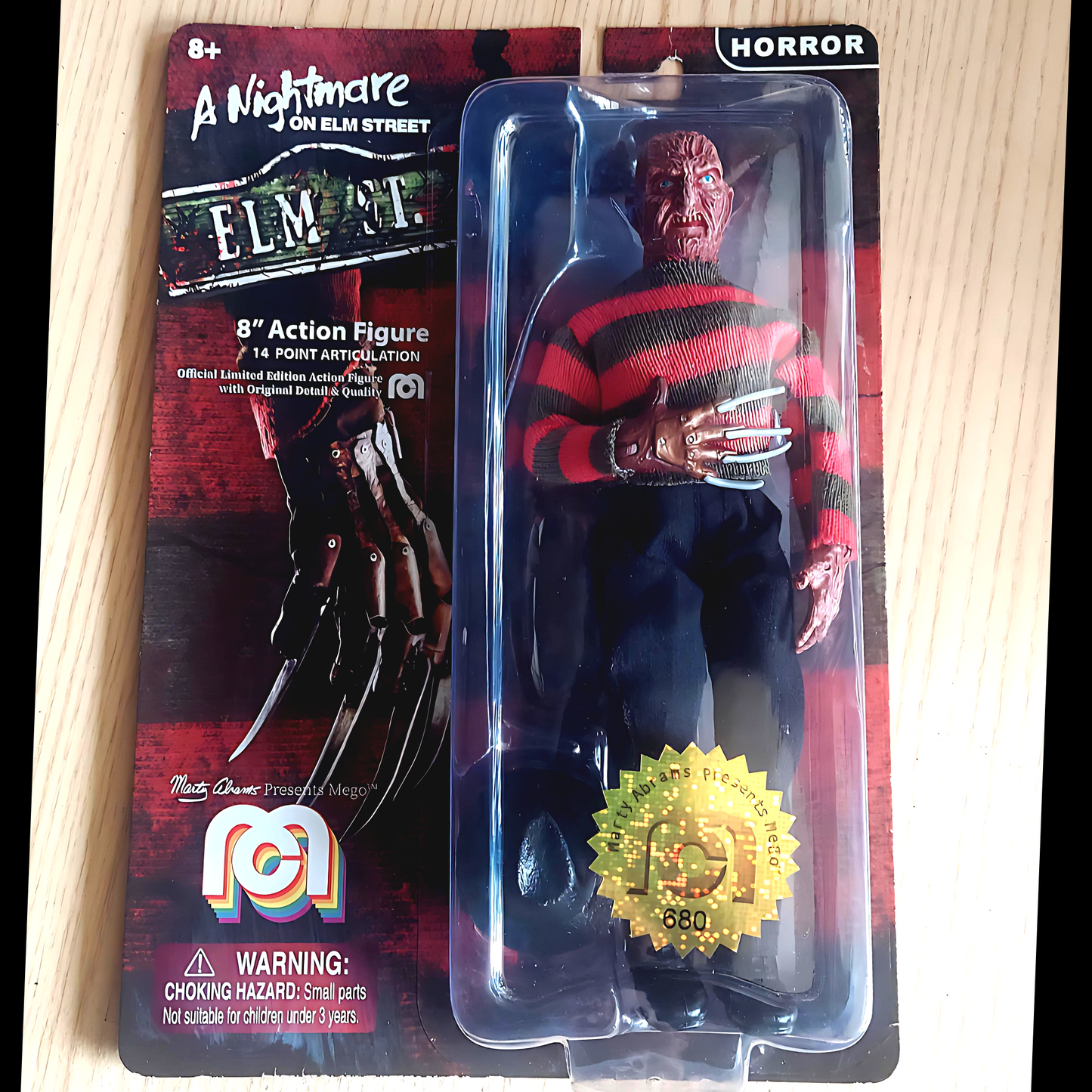 Mego 8" Freddy Krueger Action Figure