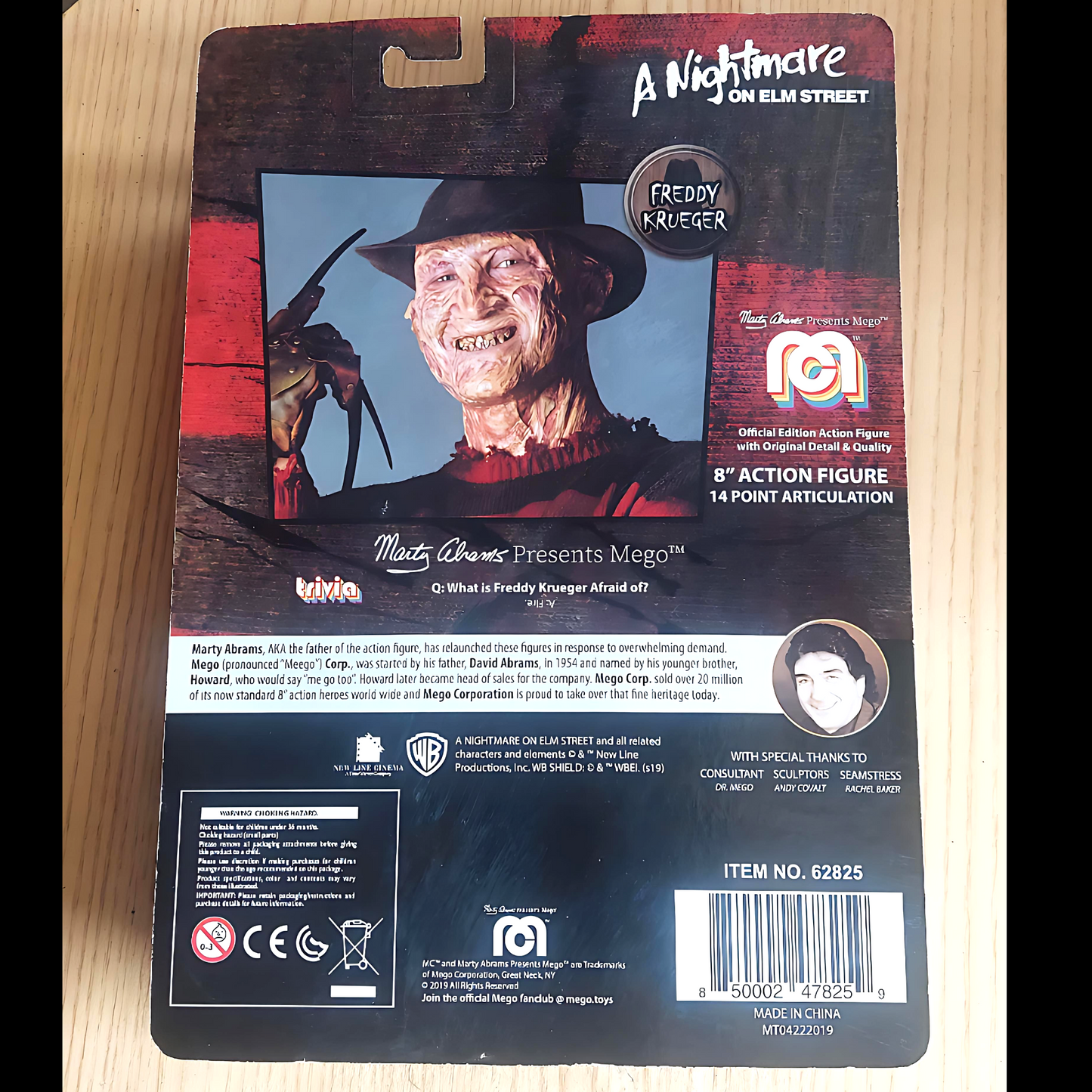 Mego 8" Freddy Krueger Action Figure