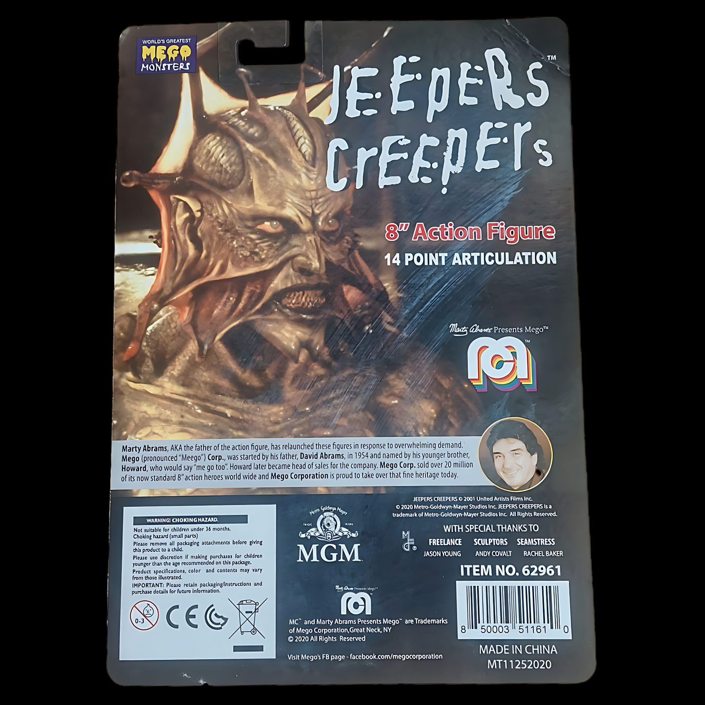 Mego 8" Jeepers Creepers Action Figure