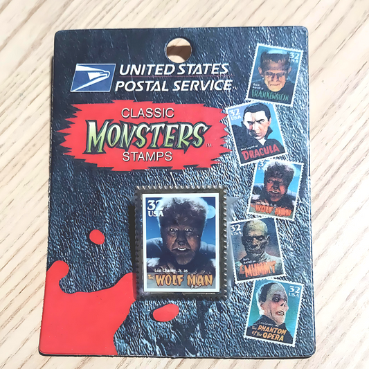 1997 USPS Universal Monsters Wolfman Stamp Pin
