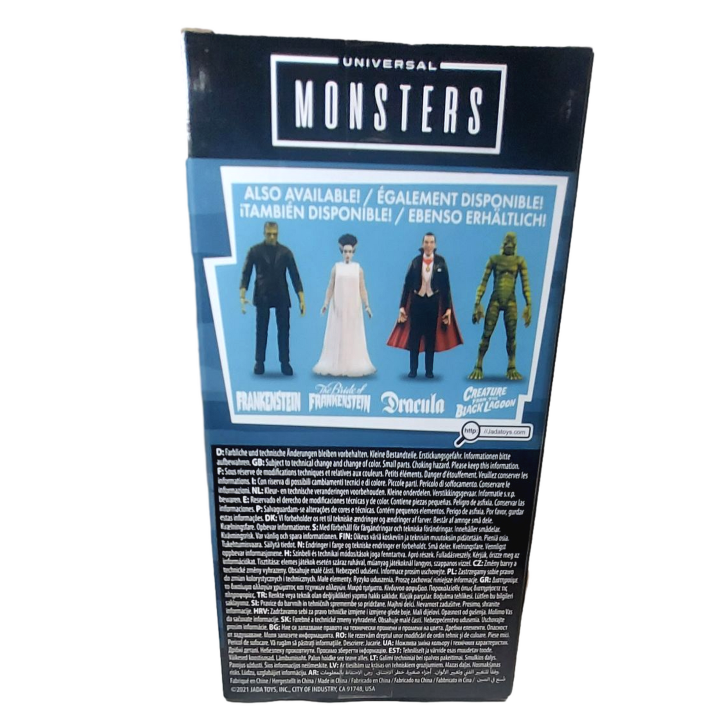Universal Monsters Jada Toys Bride Of Frankenstein Action Horror Figure Brand New In Box