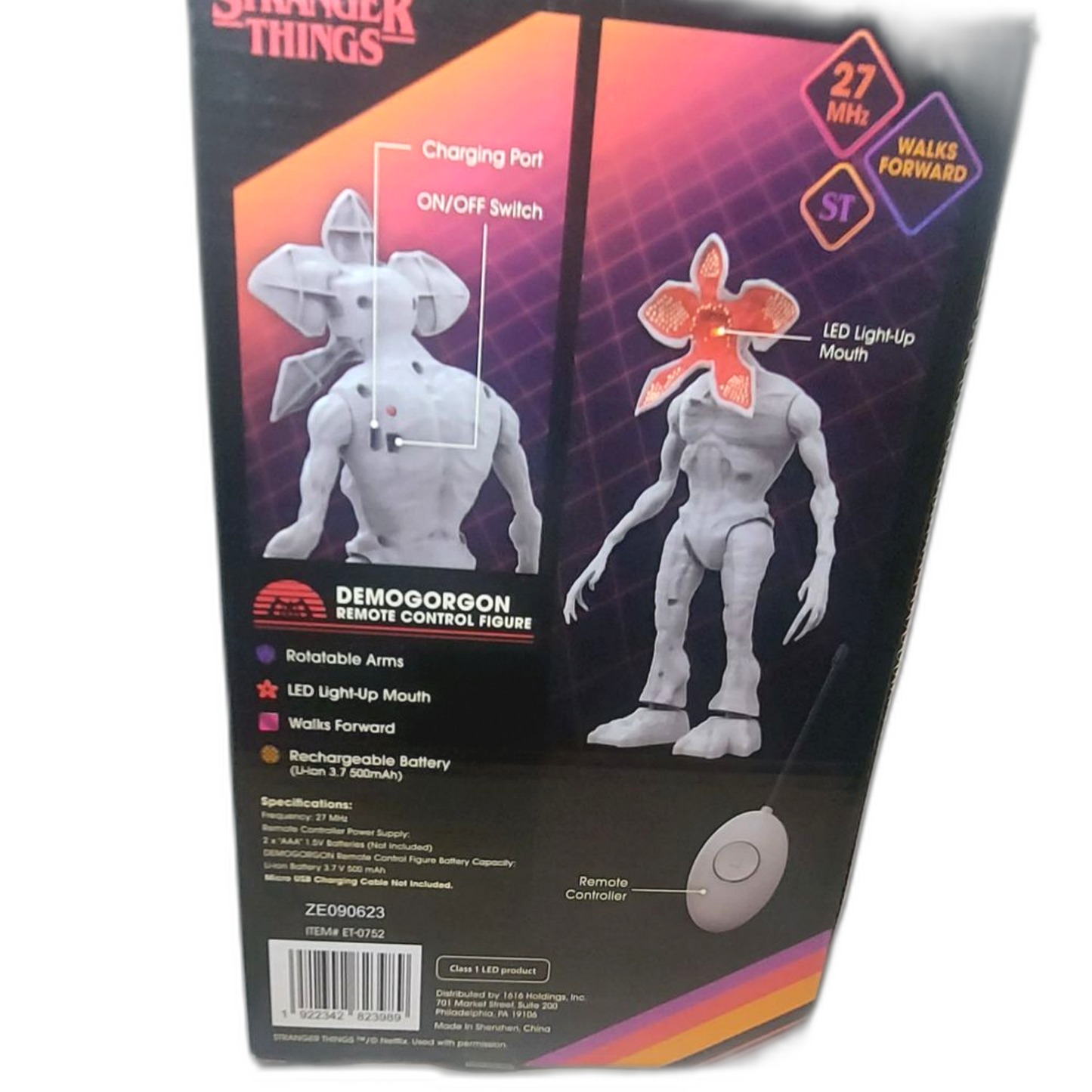 Stranger Things Netflix Demogorgon Light Up Remote Control Monster Figure Horror Fun New In Box
