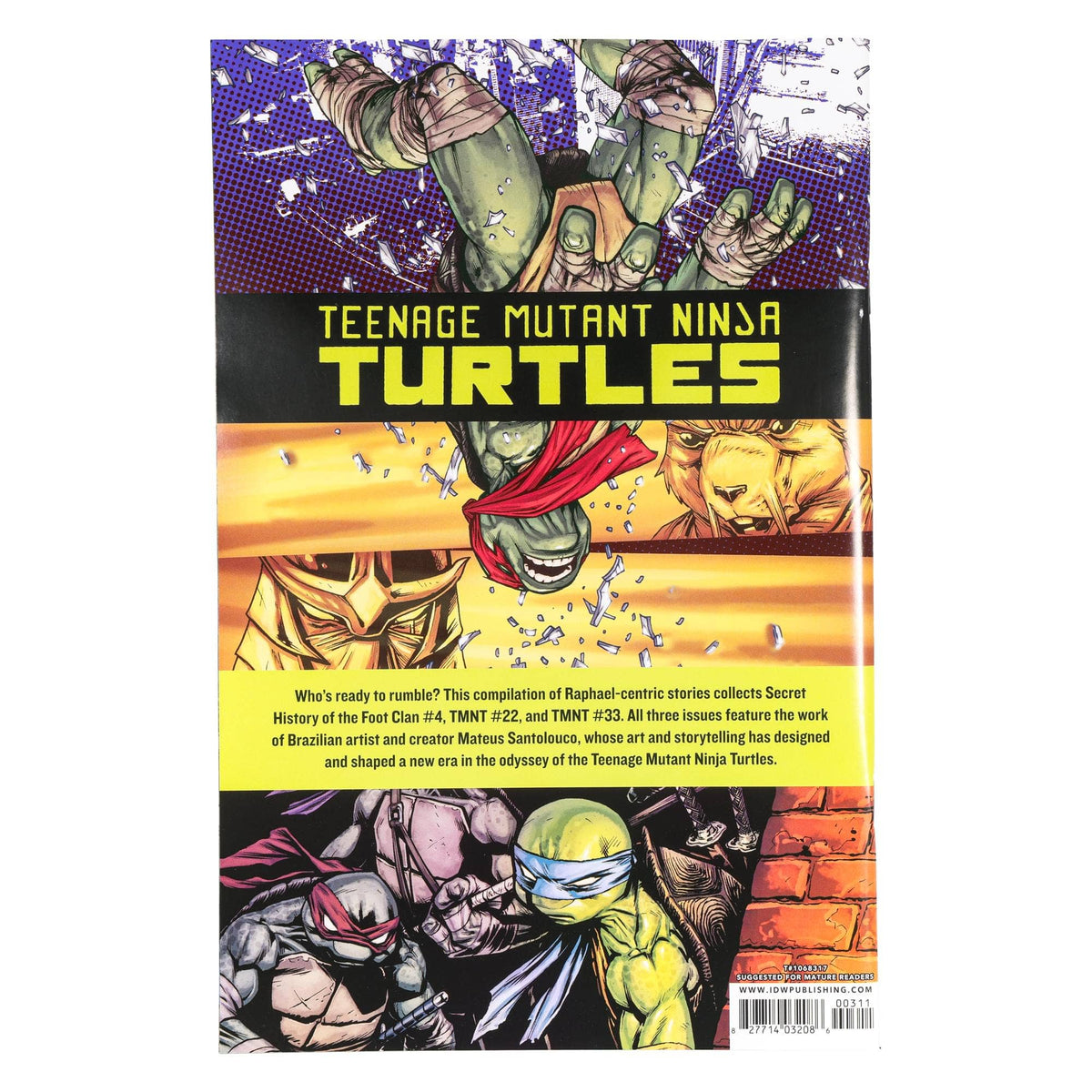 TMNT BST AXN 5-Inch Figure | Raphael & Comic