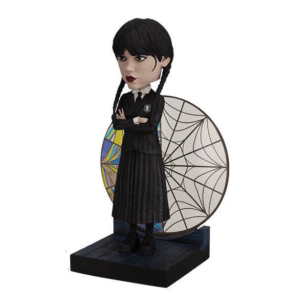 Royal Bobbles The Addams Family Wednesday Stained Glass Collectible Bobblehead