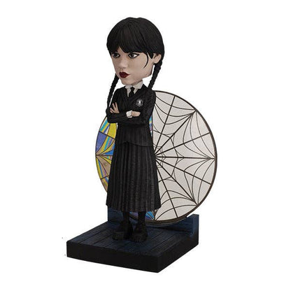 Royal Bobbles The Addams Family Wednesday Stained Glass Collectible Bobblehead