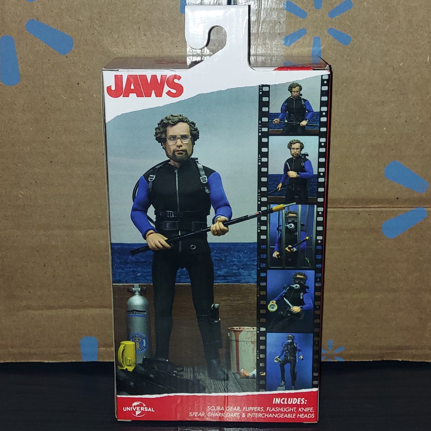 Neca Jaws Hooper Shark Cage 8"  Action Figure