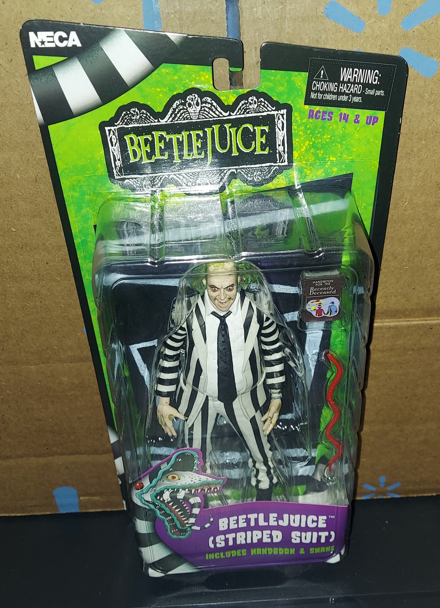 Neca Original Beetlejuice Stripe Suite 7" Action Figure