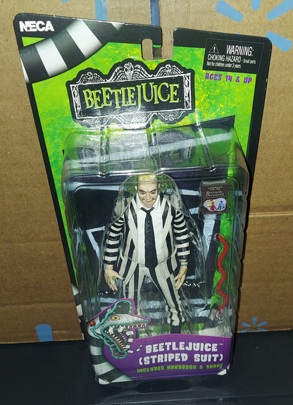 Neca Original Beetlejuice Stripe Suite 7" Action Figure