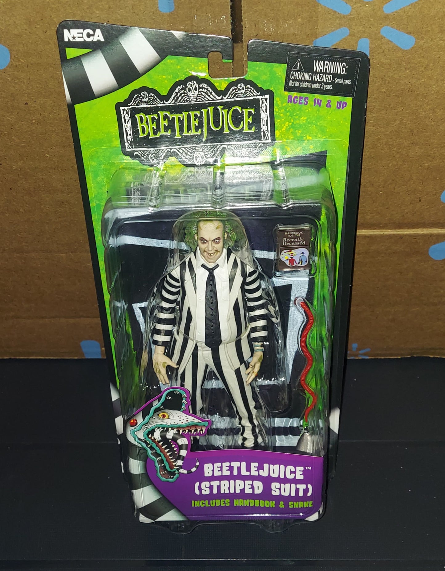 Neca Original Beetlejuice Stripe Suite 7" Action Figure