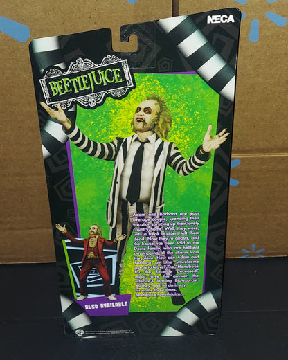 Neca Original Beetlejuice Stripe Suite 7" Action Figure