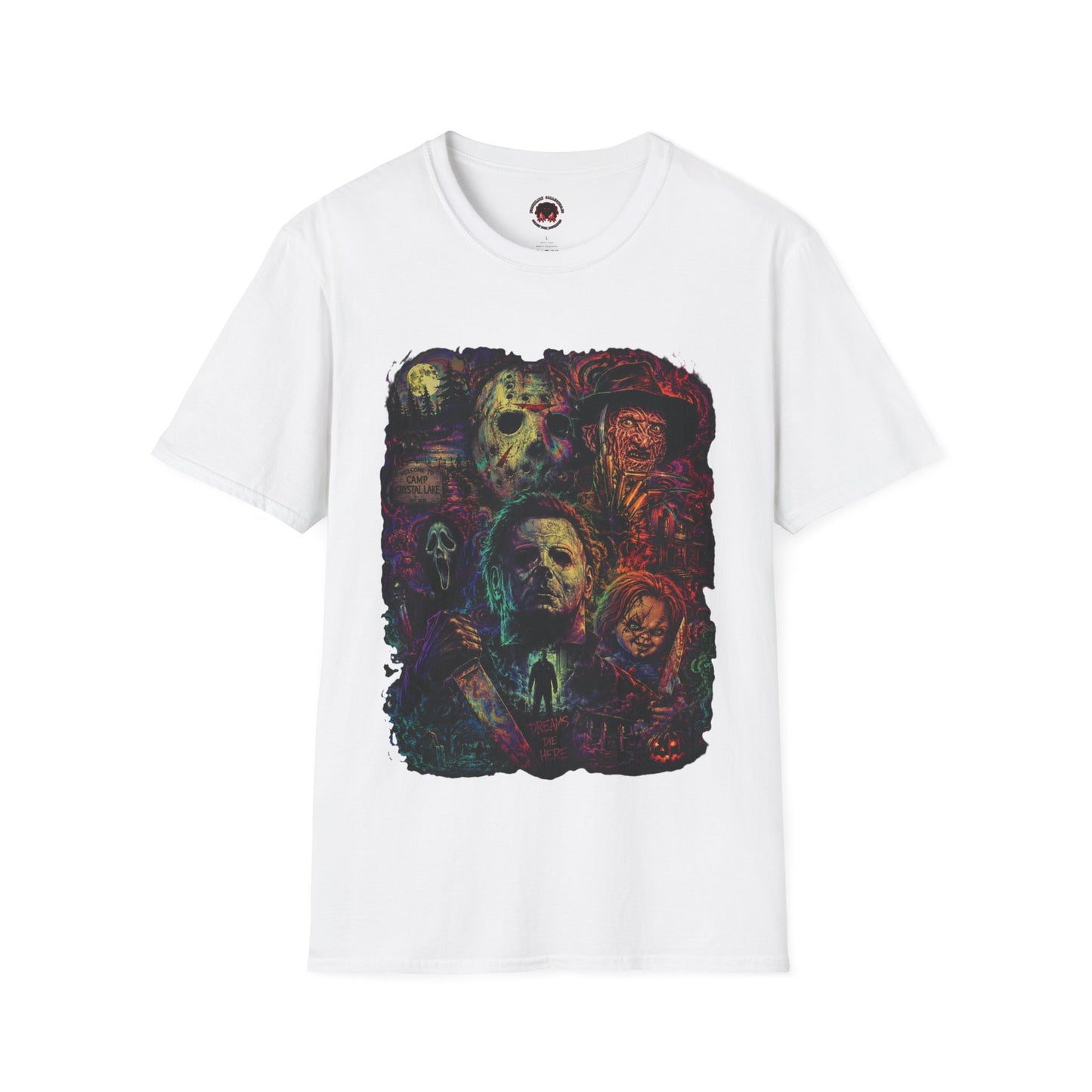 Horror Icons Collage T-Shirt —  Graphic Tee