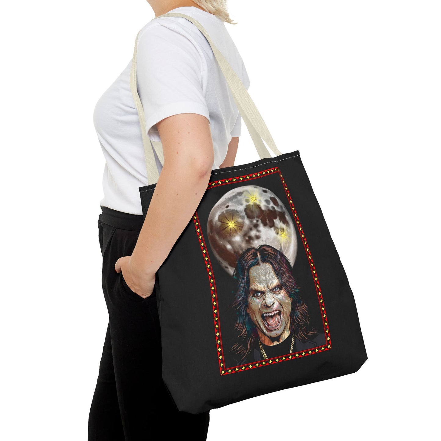 Ozzy Bark At The Moon Tote Bag