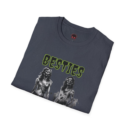 Zombie Ghouls Besties Forever Unisex Soft style T-Shirt