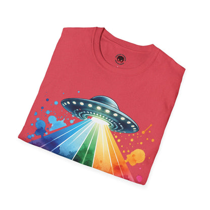 Summerween UFO Beach Day Unisex Soft Style T-Shirt