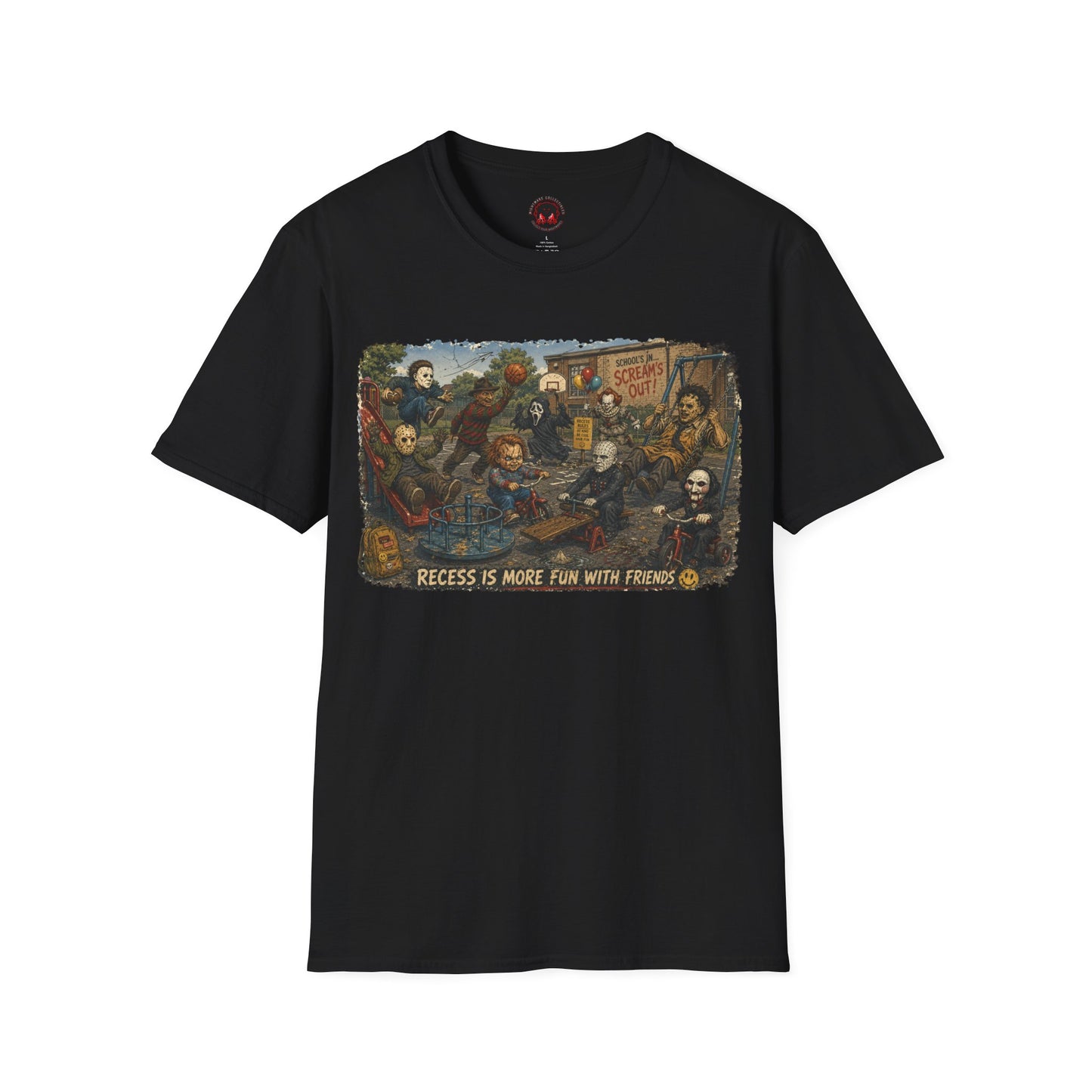 Horror Icons Recess T-Shirt — 'Screams Out' Horror Tee