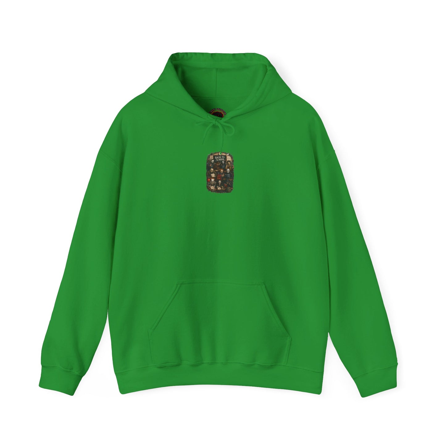 Horror Icons "Back to School" Hoodie — Vintage Movie Villains Graphic Sweatshirt