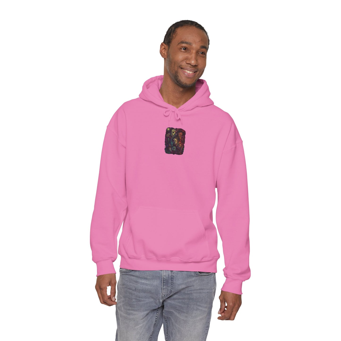 Horror Icons Hoodie — Vintage Slasher Collage Sweatshirt