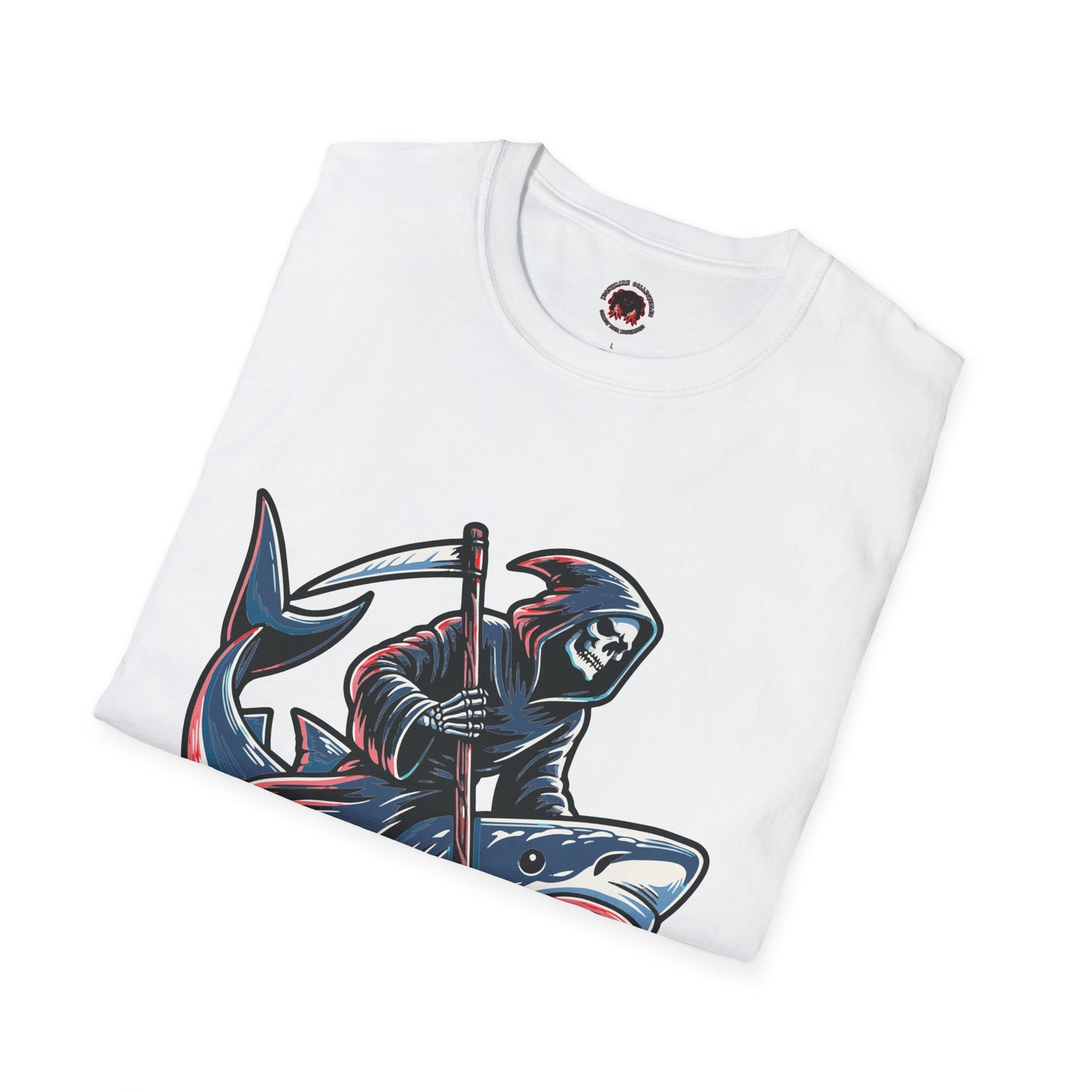 Funny Grim Reaper Shark T-Shirt