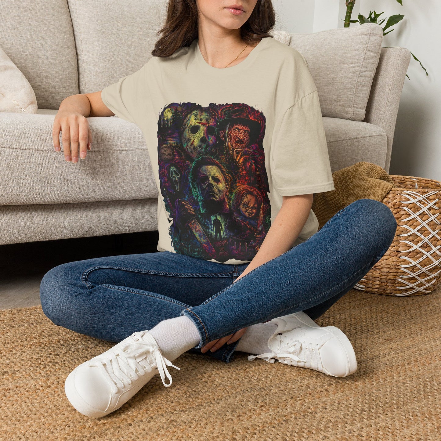 Horror Icons Collage T-Shirt —  Graphic Tee