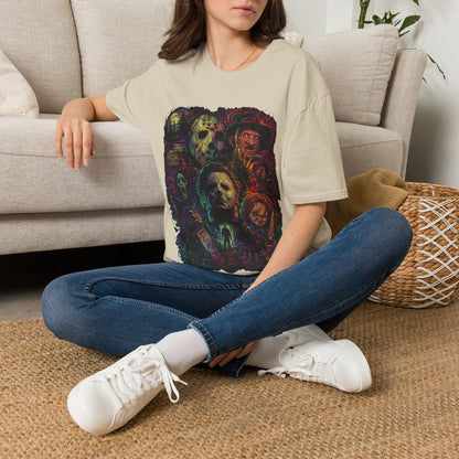 Horror Icons Collage T-Shirt —  Graphic Tee
