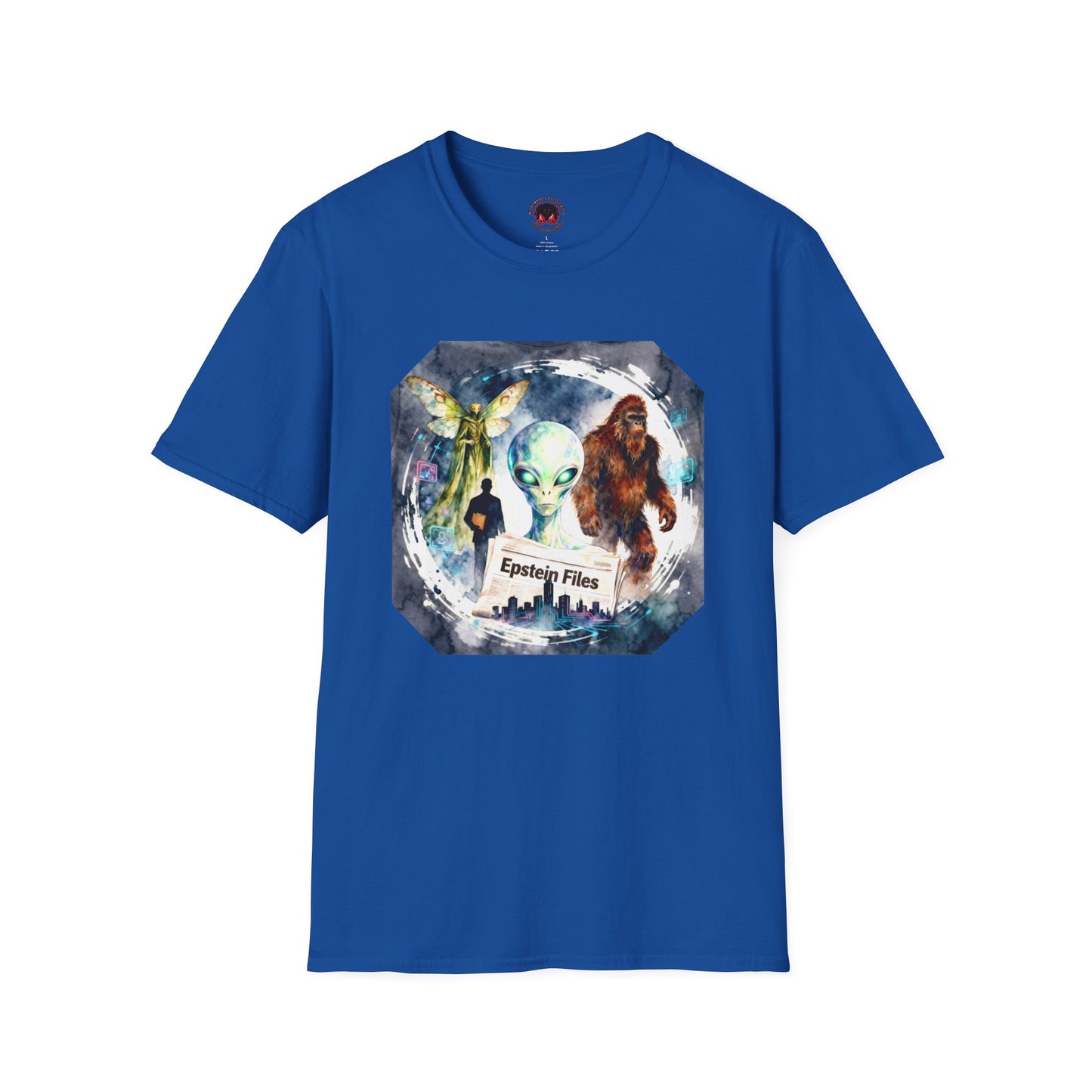 Alien Files Graphic T-Shirt — UFO, Bigfoot & Cryptid Art Tee