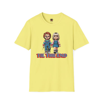 Til The End Horror Couple Unisex Soft style T-Shirt