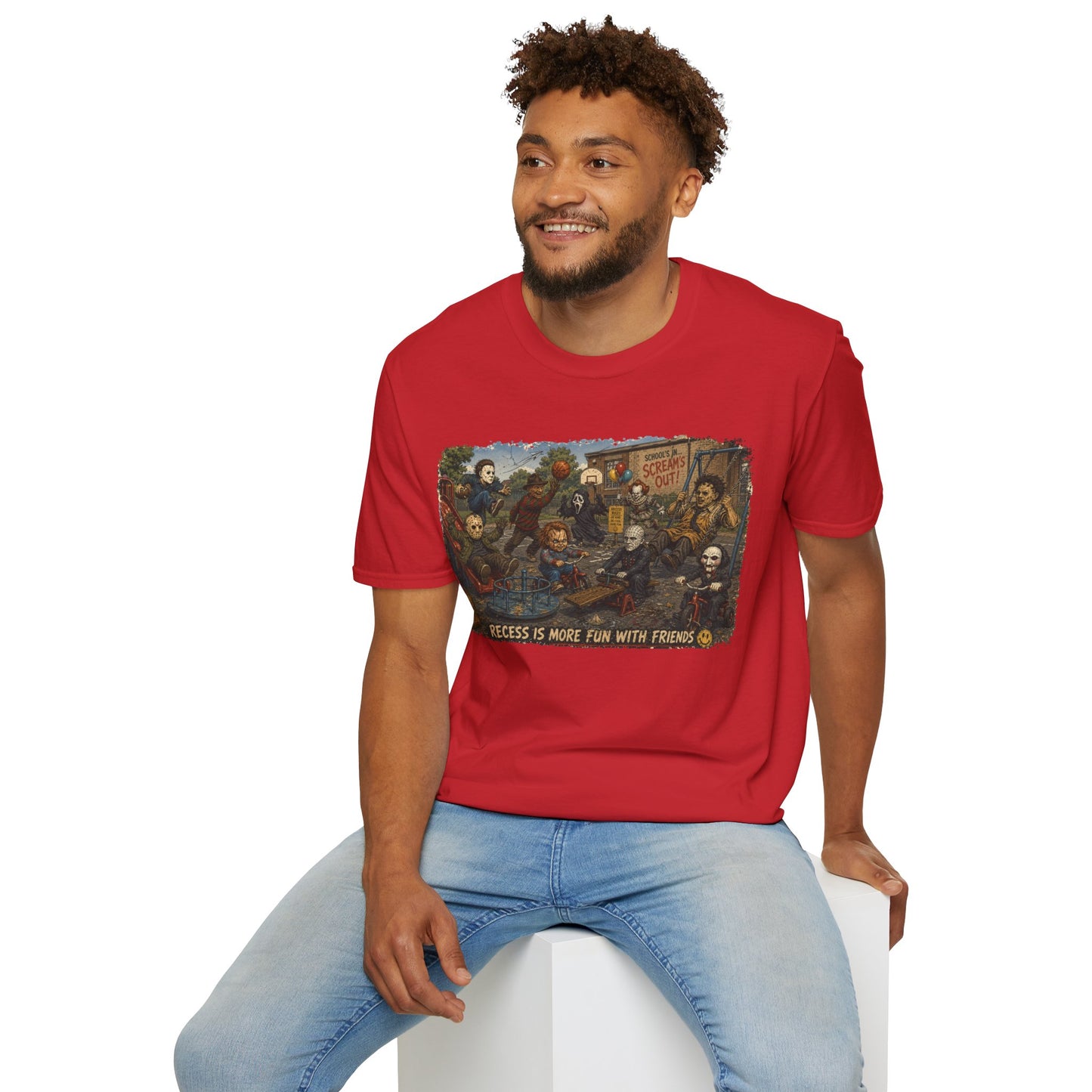 Horror Icons Recess T-Shirt — 'Screams Out' Horror Tee