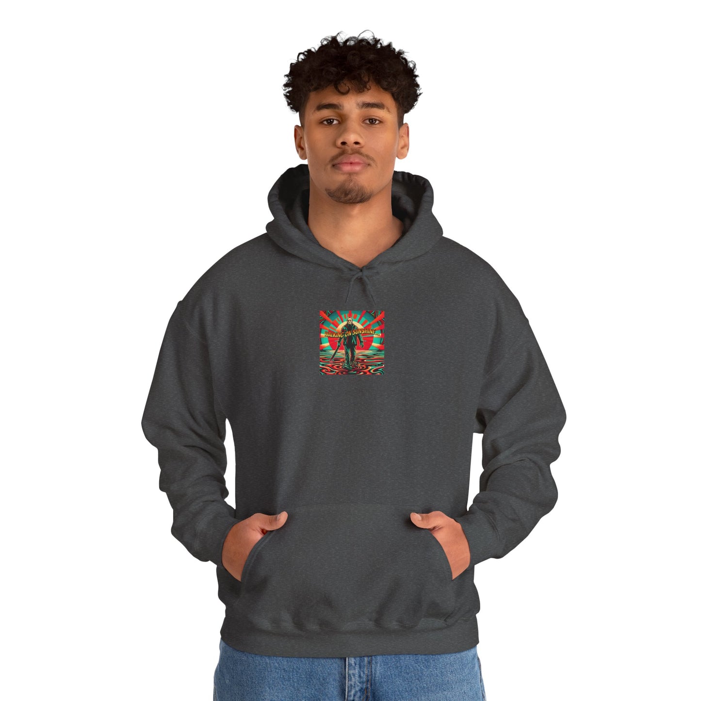 Jason Hoodie - Walking on Sunshine Retro Surfer Graphic Pullover