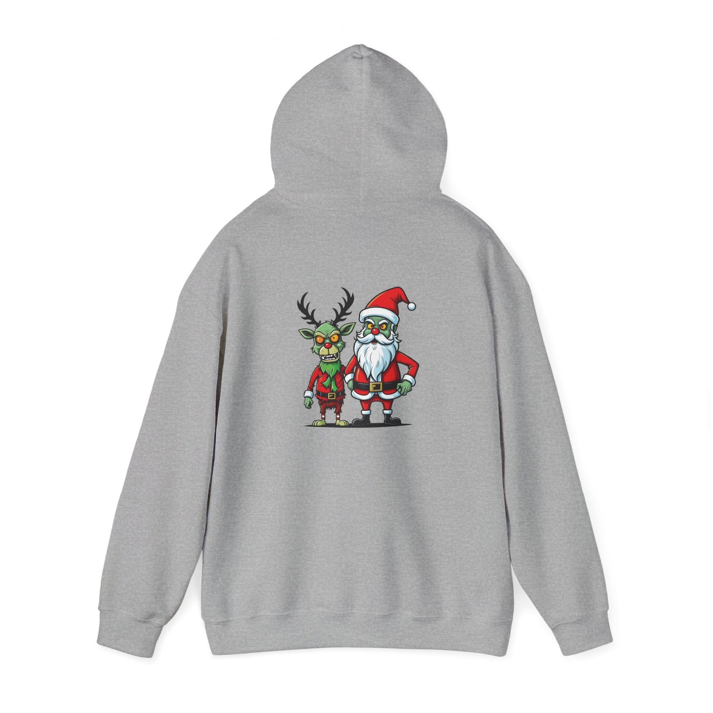 Christmas Zombie Santa & Reindeer Hoodie